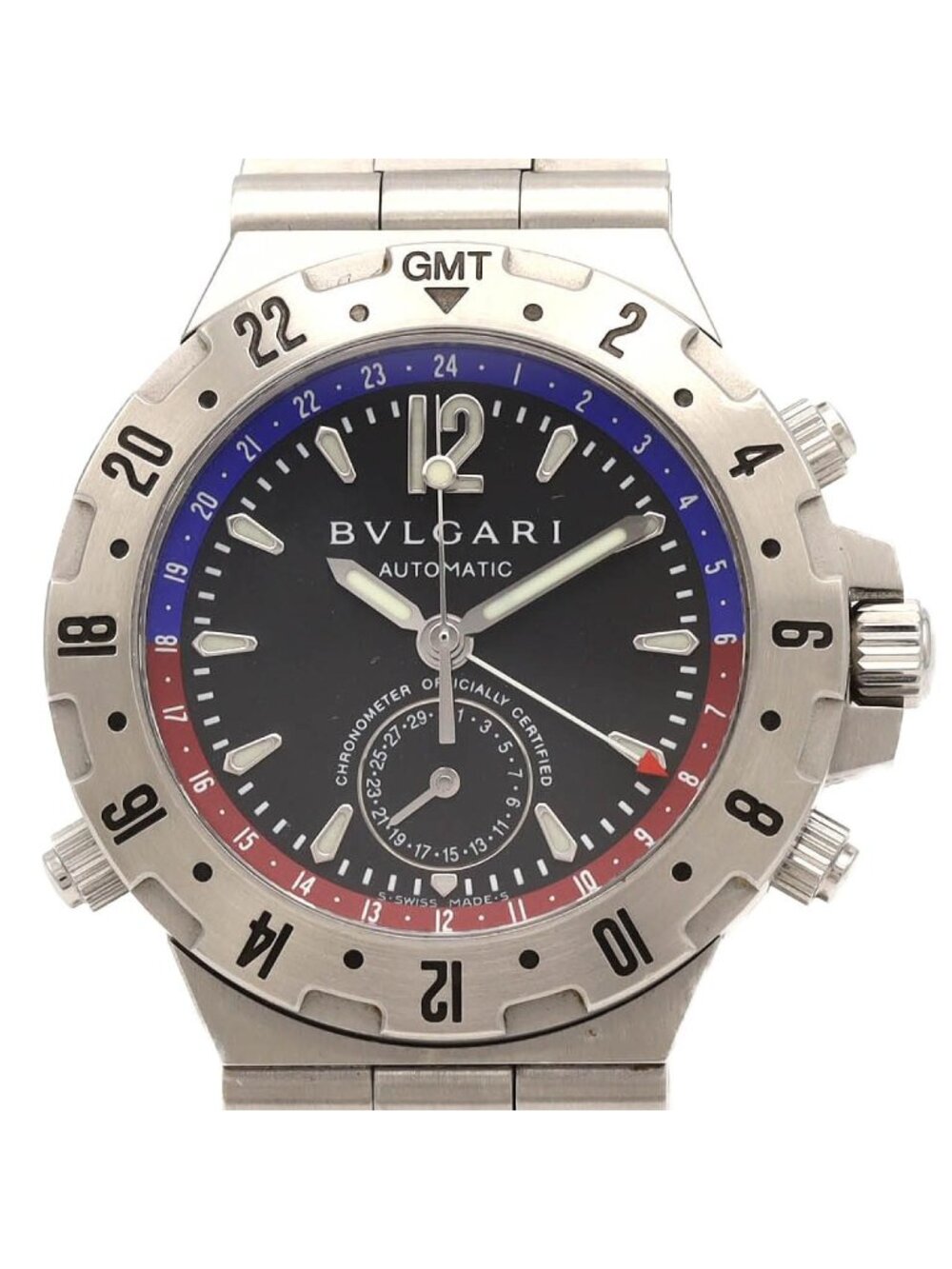 Bvlgari Diagono Professional GMT SS Automatic Watch